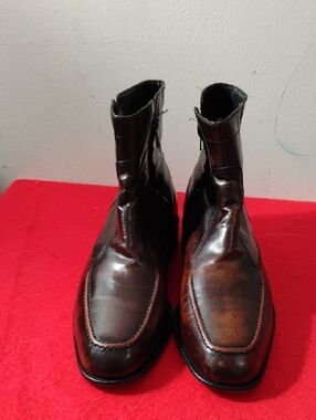 Florsheim Men's Brown Leather Chukka Zip Boots